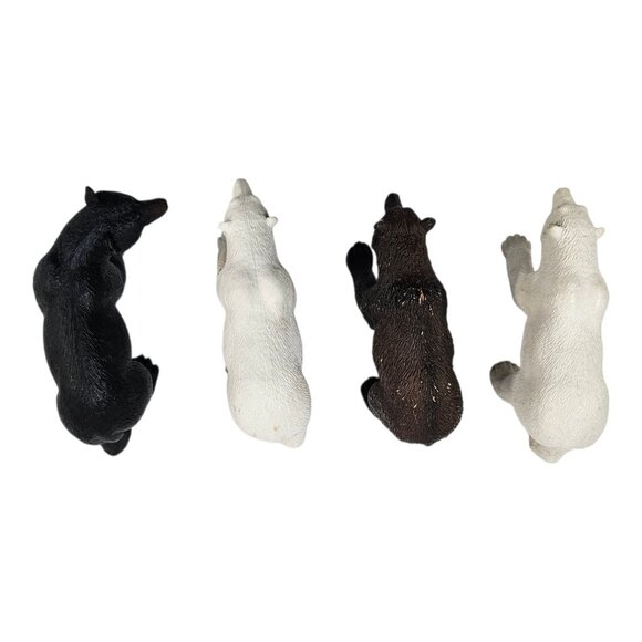 Mojo Polar Bear Woodland Grizzly Black Bear Figures Hand Painted Realistic Toys - Picture 7 of 12